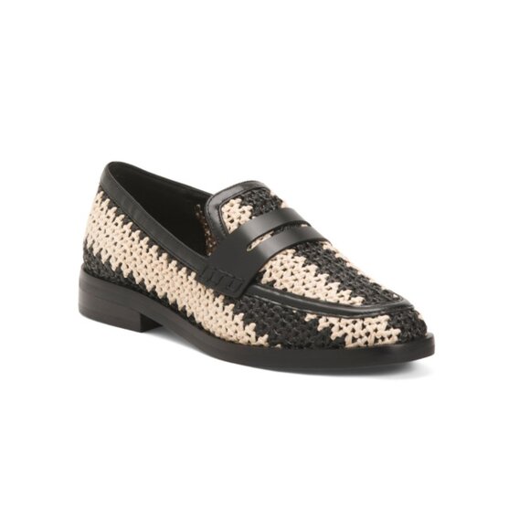 3.1 PHILLIP LIM White/black Alexa Penny Loafers - Picture 1 of 2